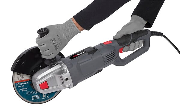 POWERPLUS - Meuleuse d'angle 230mm - 2200W - filaire - large