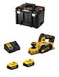 DEWALT - Rabot DeWALT DCP580P2T (2 x 5,0 Ah DCB115 TSTAK VI) - vignette