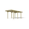 CERLAND - Carport bois traité Jean 1 voiture - L.304xP.512xH.252cm - vignette