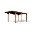 CERLAND - Carport en bois traité Victor – 1 voiture – L3,22×P5,12×H2,52m - vignette