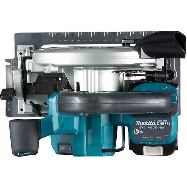 MAKITA - Scie circulaire Brushless Ø 165 mm 2x5Ah 18V LXT ® MAKITA DHS660RTJU  en coffret + puce AWS - large