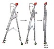 FIMM - Fimm - Plateforme De Magasinage En Aluminium Repliable Charge 150 Kg 6 Marches Haut. Travail 3390 Mm - vignette