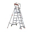 FIMM - Fimm - Plateforme De Magasinage En Aluminium Repliable Charge 150 Kg 5 Marches Haut. Travail 3110 Mm - vignette