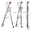 FIMM - Fimm - Plateforme De Magasinage En Aluminium Repliable Charge 150 Kg 5 Marches Haut. Travail 3110 Mm - vignette