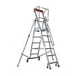 FIMM - Fimm - Plateforme De Magasinage En Aluminium Repliable Charge 150 Kg 8 Marches Haut. Travail 3950 Mm - vignette