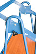 FIMM - Fimm - Servante à Bacs Armature Tubulaire Seule Charge 200 Kg Plateaux Inclinable De 0 à 30Â° - vignette