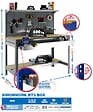 SIMON RACK - Simonrack - Kit Etabli 1440x900x600mm Charge 400kg -  Simonwork Bt3 Box 900 Galva/bois - vignette