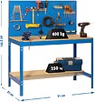 SIMON RACK - Simonrack - Etabli 1440x900x600mm Charge 400 Kg - Bt2 900 Bleu - vignette