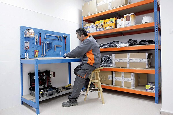 SIMON RACK - Simonrack - Etabli 1440x900x600mm Charge 400 Kg - Bt2 900 Bleu - large