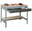 SIMON RACK - Simonrack - Kit Etabli Avec Tiroir 840x900x600mm - Bt-0 Box 900 Gris Fonce/bois - vignette