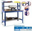 SIMON RACK - Simonrack - Kit Etabli 1440x1500x750mm Charge 600kg -  Simonwork Bt4 1500 Gris Fonce - vignette