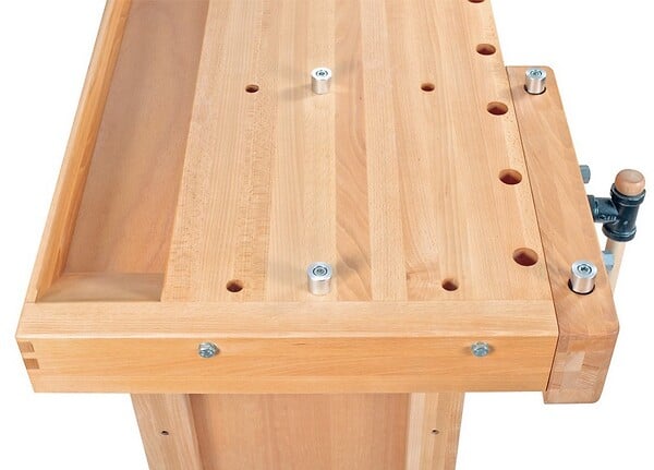 RAMIA - Ramia - Etabli De Bois Pro (bois De Hêtre Massif) 2120x790x870 Mm - Premium Monster - large