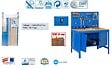 SIMON RACK - SimonRack - Kit Etabli avec un verrou 1440x900x600mm Charge 400 Kg - BT2 LOCKER 900 BLEU SIMONRACK - vignette