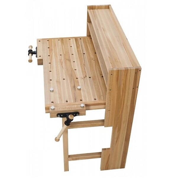 RAMIA - Ramia - Etabli De Bois Junior (hêtre Stratifié Haute Qualité) 1000x630x620-770 Mm - Folding - large