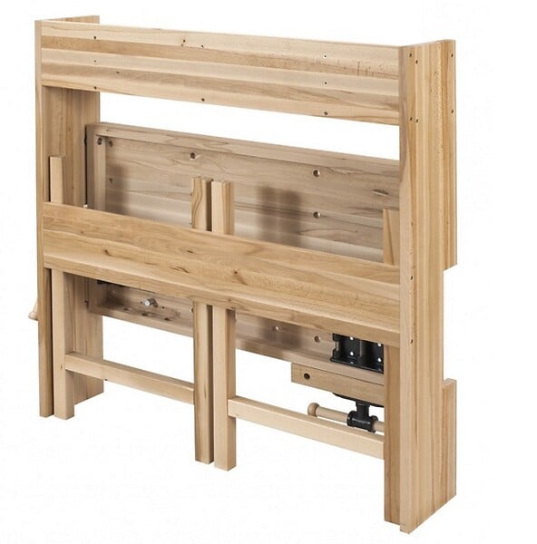 RAMIA - Ramia - Etabli De Bois Junior (hêtre Stratifié Haute Qualité) 1000x630x620-770 Mm - Folding - large