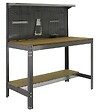 SIMON RACK - Simonrack - Kit Etabli 1440x1500x600mm Charge 600kg -  Simonwork Bt3 1500 Gris/bois - vignette