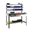 SIMON RACK - Simonrack - Kit Etabli 1440x1500x750mm Charge 600kg -  Simonwork Bt-1 Box 1500 Gris Fonce/bois - vignette