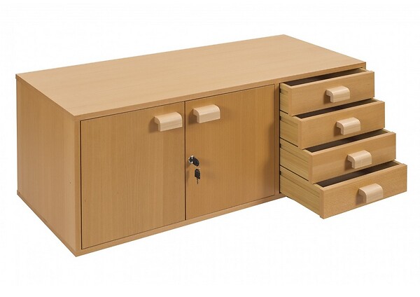 RAMIA - Ramia - Armoire Pour Atelier - Etabli  Livré Monté Et Assemblé : 1195x480x460 Mm - Storage Cupboard Pro Ii - large