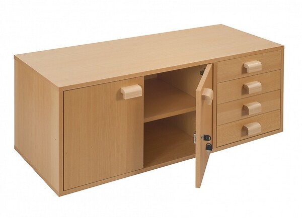 RAMIA - Ramia - Armoire Pour Atelier - Etabli  Livré Monté Et Assemblé : 1195x480x460 Mm - Storage Cupboard Pro Ii - large