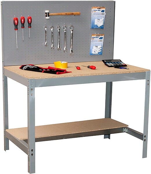 SIMON RACK - SimonRack - Kit Etabli 1440x1500x600mm Charge 600Kg -  SIMONWORK BT-2 1500 GRIS FONCE Simon Rack - large
