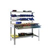 SIMON RACK - Simonrack - Kit Etabli 1440x1200x600mm Charge 600kg -  Simonwork Bt-1 Box 1200 Galva/bois - vignette