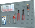 SIMON RACK - Simon Rack - Panneau mural de rangement 1200x600mm Gris foncé - PANELCLICK 1200x600 SIMONRACK - vignette