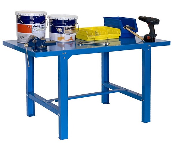 SIMON RACK - Simonrack - Etabli 830x1500x730mm Bleu - Bt6 Metal 1500 - large