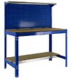 SIMON RACK - Rack Kit Etabli 1440x1200x600mm Charge 600Kg SIMONWORK BT3 1200 BLEU/BOIS Simon Rack - vignette