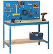 SIMON RACK - Simonrack - Etabli 1440x1500x600mm Charge 600kg - Bt-2 1500 Bleu/bois - vignette