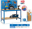 SIMON RACK - Simonrack - Etabli 1440x1500x600mm Charge 600kg - Bt-2 1500 Bleu/bois - vignette