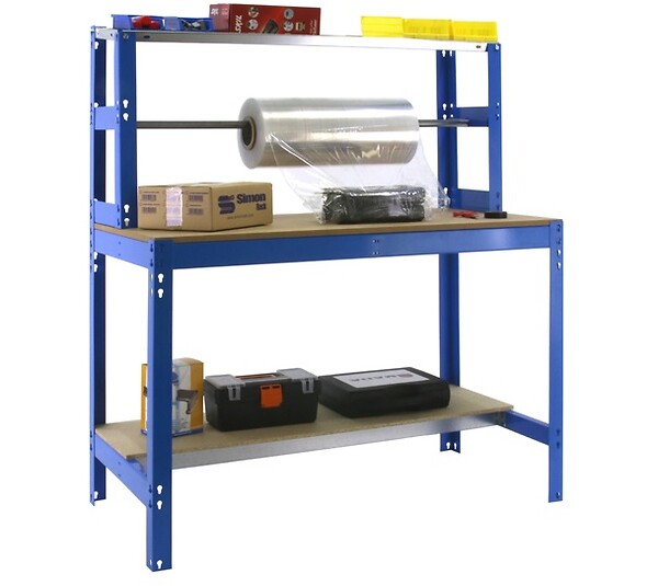 SIMON RACK - SimonRack - Etabli bleu 1445x910x760 mm Charge 400 Kg - SIMONWORK BT4 900 GALVA Simon Rack - large