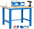 SIMON RACK - Simonrack - Kit Etabli 865x1800x750mm Bleu/bois - Bt6 -1800 - vignette