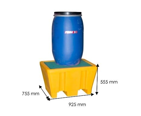 FIMM - Fimm - Bac De Rétention En Pehd 225 L Charge 300 Kg 1 Fût - large