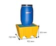 FIMM - Fimm - Bac De Rétention En Pehd 225 L Charge 300 Kg 1 Fût - vignette