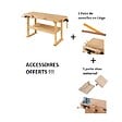 RAMIA - Ramia - Etabli De Bois (hêtre Stratifié Haute Qualité) Long. 150 Cm Accessoires Offerts - Advanced 1500 - vignette