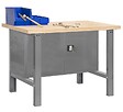 SIMON RACK - Simonrack - Etabli Avec Porte Verrouillable 865x1500x750mm Gris - Plywood Locker 1500 - vignette