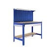 SIMON RACK - SimonRack - Kit Etabli 1440x1500x600mm Charge 600Kg -  SIMONWORK BT3 BOX 1500 BLEU/BOIS SIMONRACK - vignette