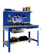SIMON RACK - SimonRack - Kit Etabli 1440x1500x600mm Charge 600Kg -  SIMONWORK BT3 BOX 1500 BLEU/BOIS SIMONRACK - vignette