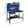 SIMON RACK - SimonRack - Kit Etabli 1440x1500x600mm Charge 600Kg -  SIMONWORK BT3 BOX 1500 BLEU/BOIS SIMONRACK - vignette