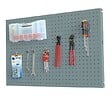 SIMON RACK - Simonrack - Panneau Mural De Rangement 1200x400mm Gris - Panelclick 1200x400 - vignette