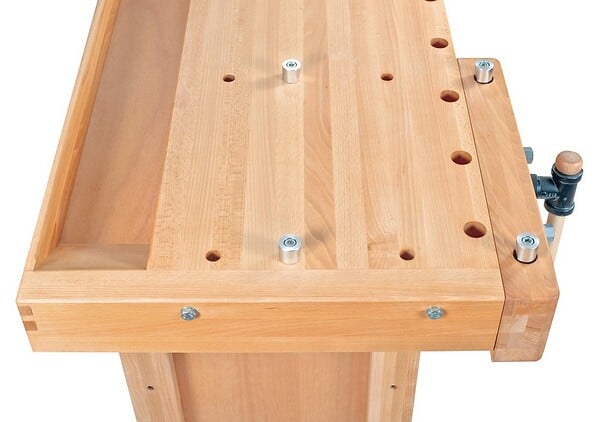 RAMIA - Ramia - Etabli De Bois Pro (bois De Hêtre Massif) 2120x760x860 Mm - Premium Plus - large