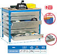 SIMON RACK - Simonrack - Kit Etabli Avec Tiroirs 840x1500x750mm - Bt-5 Box6 1500 Galva/bois - vignette