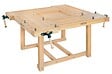 RAMIA - Ramia - Etabli De Bois  Professionnel 4 Personnes (hêtre Massif) 1850x1850x840 Mm - Square - vignette