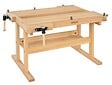 RAMIA - Ramia - Etabli De Bois  Professionnel 2 Personnes (hêtre Massif) 1540x1140x850 Mm - Goal - vignette