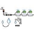 RIBILAND - Ribiland - Kit D'irrigation Goutte à Goutte Pour Parterres Ou Suspensions - Pra/ggb.1502 - vignette