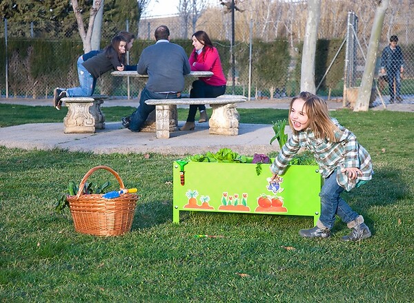 SIMON RACK - Simonrack - Potager Pour Enfants Vert 60l - Urbangarden Kid 300 Galva - large