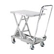 FIMM - Fimm - Table élévatrice Hydraulique En Aluminium Charge 100 Kg à˜ Roues 100 Mm - vignette