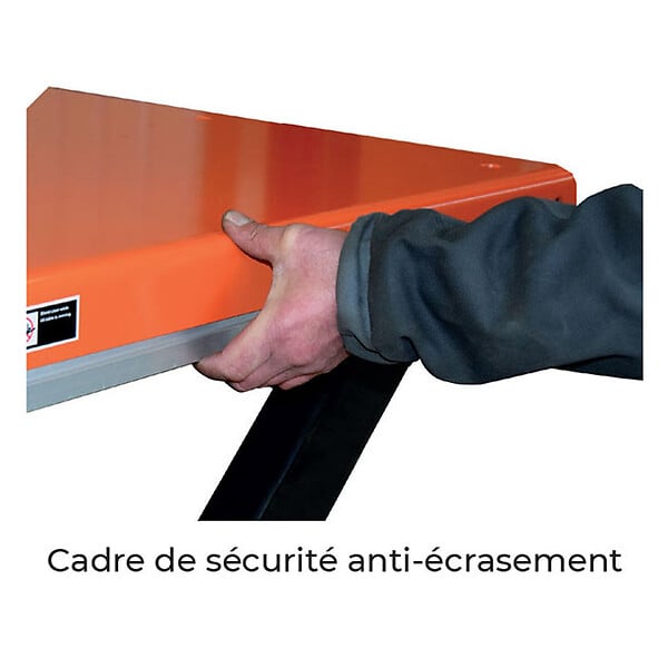 STOCKMAN - Table élévatrice électrique économique 380V 0,75kW capacité 1000 kg plateforme 1300 x 800 mm HWLC1000 Stockman - large