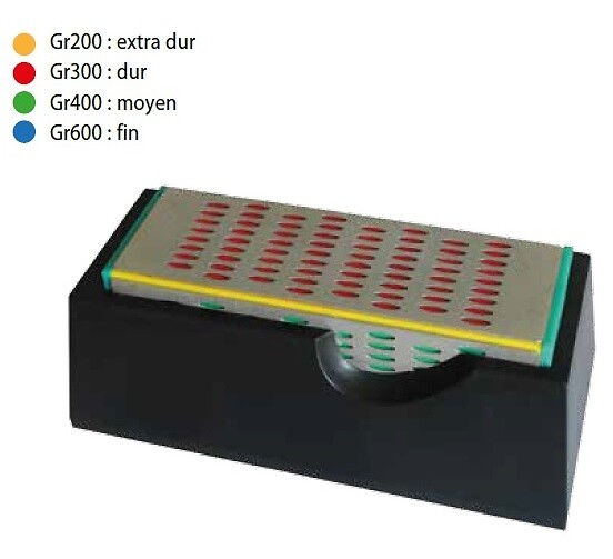 LEMAN - Bloc d'affûtage diamanté 4 faces D. 150 x 50 mm- Leman - 785.000.04 - large
