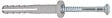 FISCHER - Cheville NF à clou nylon - 8mmx100mm-60mm - 100 pieces - vignette